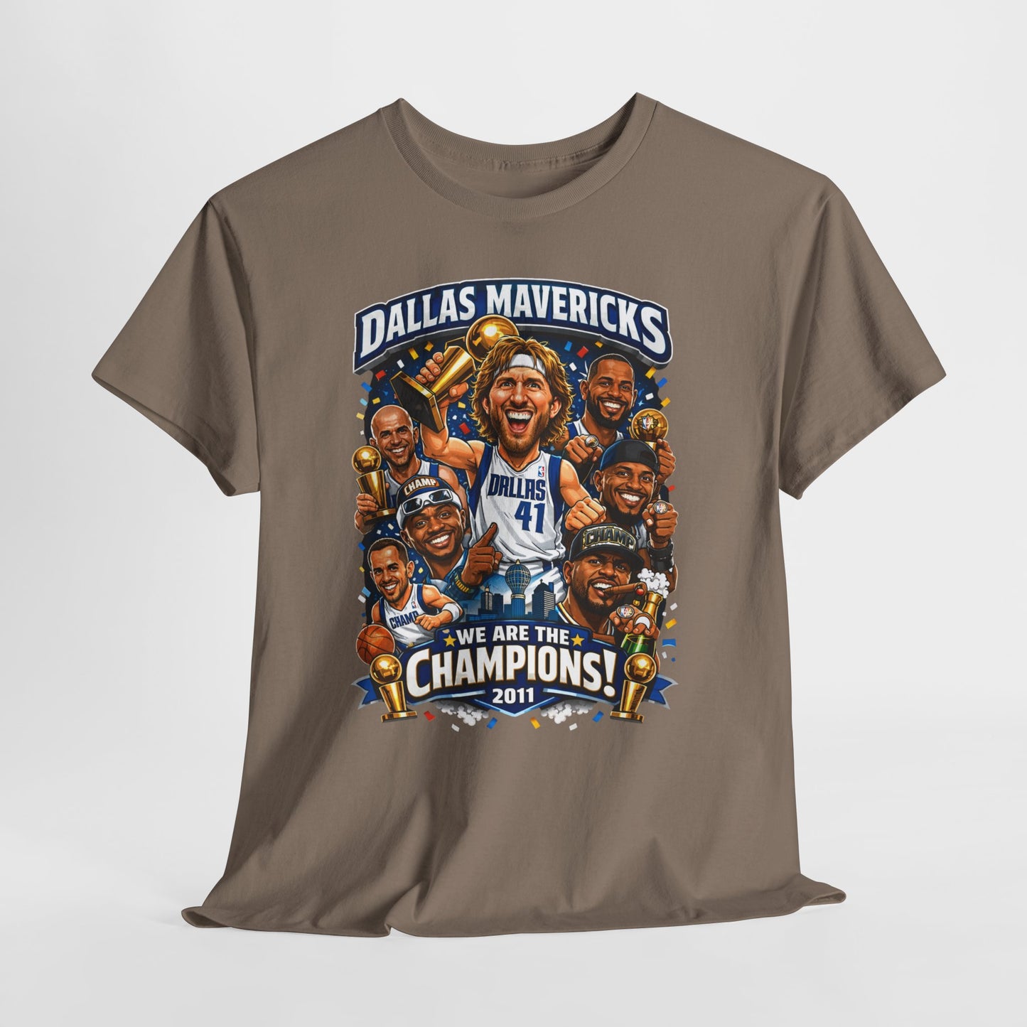 Dallas Mavericks Champions Tee – “We Are The Champions” Basketball Fan Shirt
