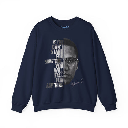 Malcolm X Quote Crewneck Sweatshirt