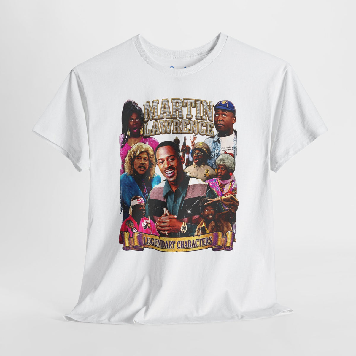 90s Nostalgia Martin Lawrence Multi-Character Tribute T-Shirt