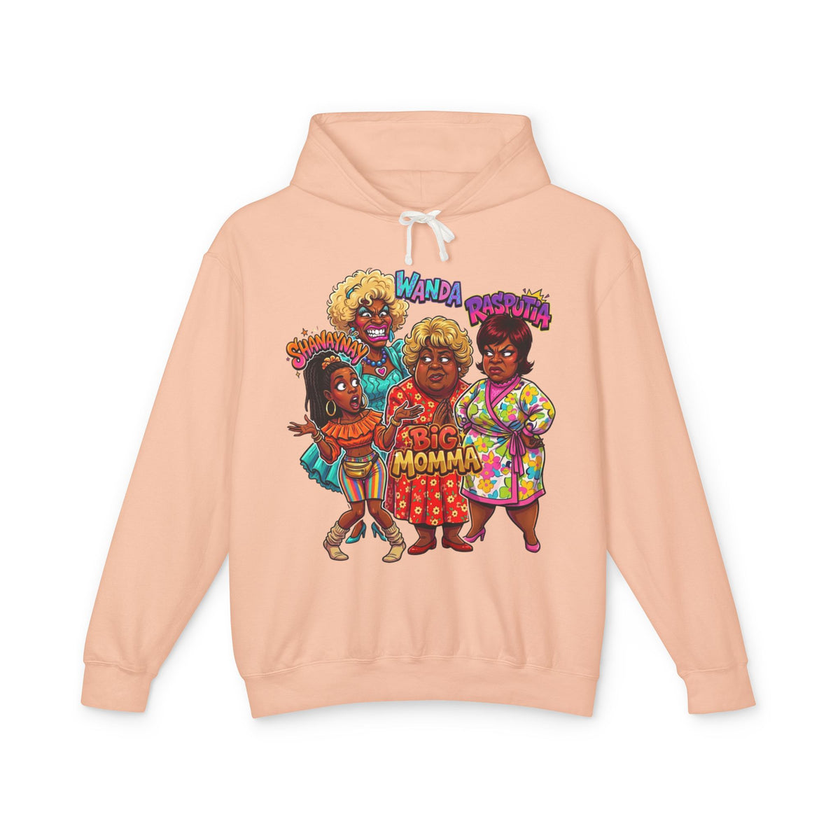 Big Momma & Nem Hooded Sweatshirt — Retro Squad Graphic Hoodie