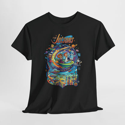 Retro Space Adventure T‑Shirt – Colorful Sci‑Fi Graphic Tee