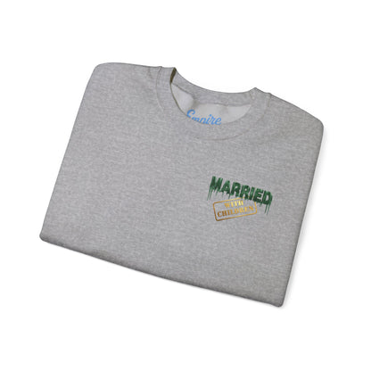 Al Bundy 'Married... Awesome Gawwwwd' Crewneck Sweatshirt