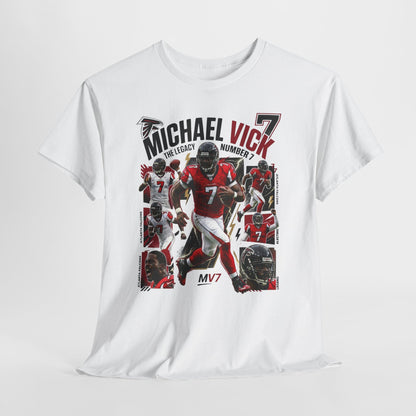 Legendary Number 7 Football Tee — Michael Vick Tribute Shirt