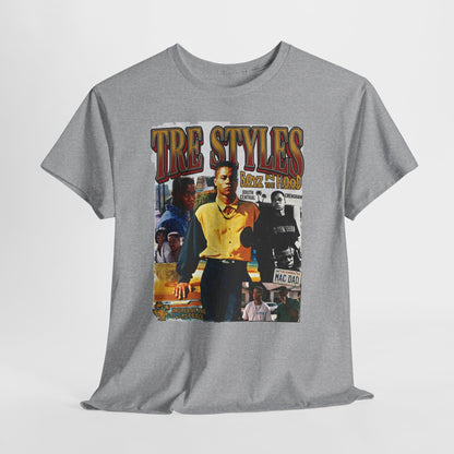 Tre Styles Graphic Tee — Vintage Collage T‑Shirt