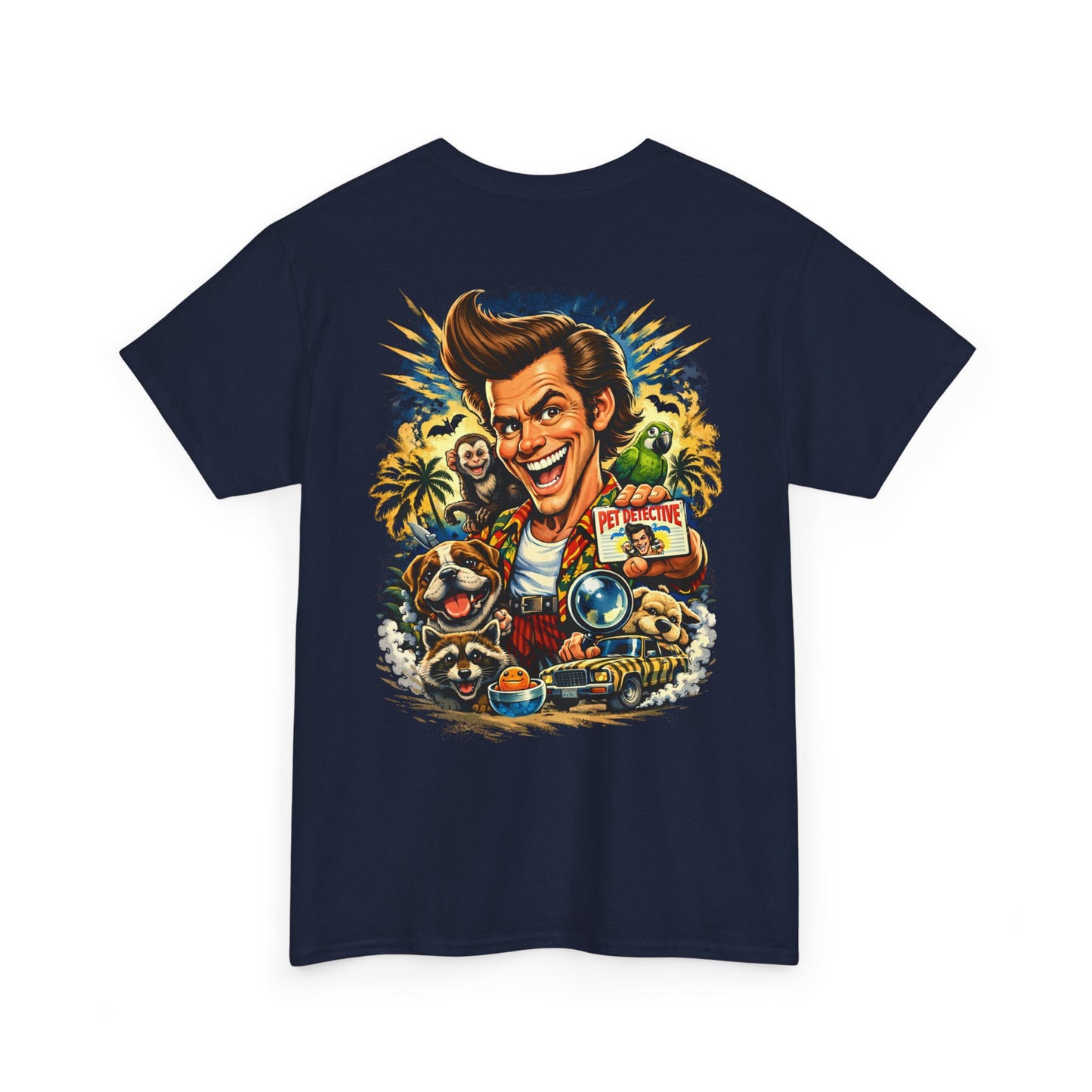 Ace Ventura Pet Detective T-Shirt – Retro 90s Comedy Movie Graphic Tee