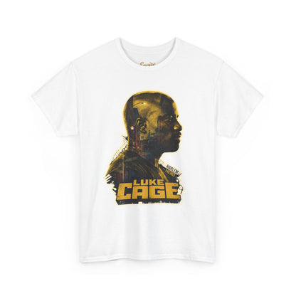 Luke Cage Profile Graphic Tee — Retro Marvel Street Hero T‑Shirt