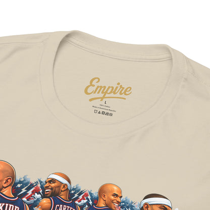 New Jersey Nets Vintage Team Collage T-Shirt — Classic NBA Legends Fan Tee