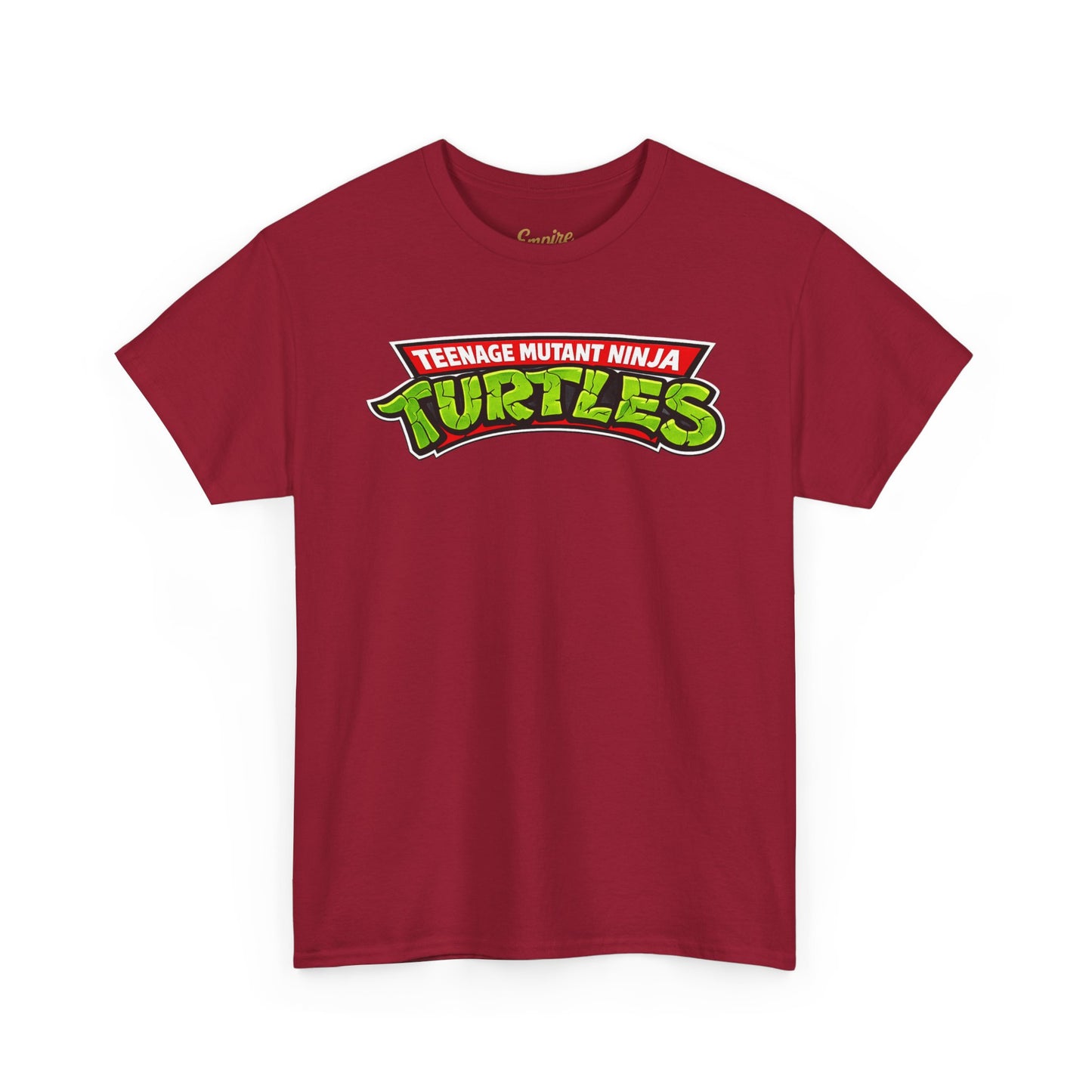 Teenage Mutant Ninja Turtles Graphic Tee — Retro TMNT Logo & Group Back Print