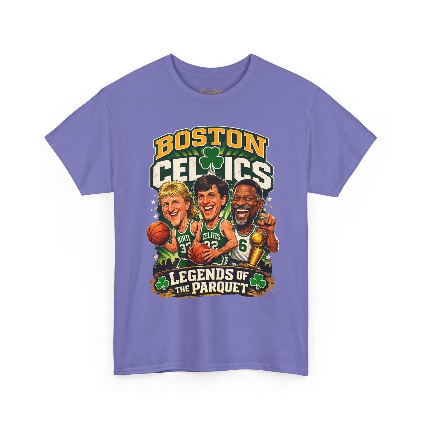 Boston Celtics "Legends of the Parquet" Tee - Retro Basketball Fan Shirt