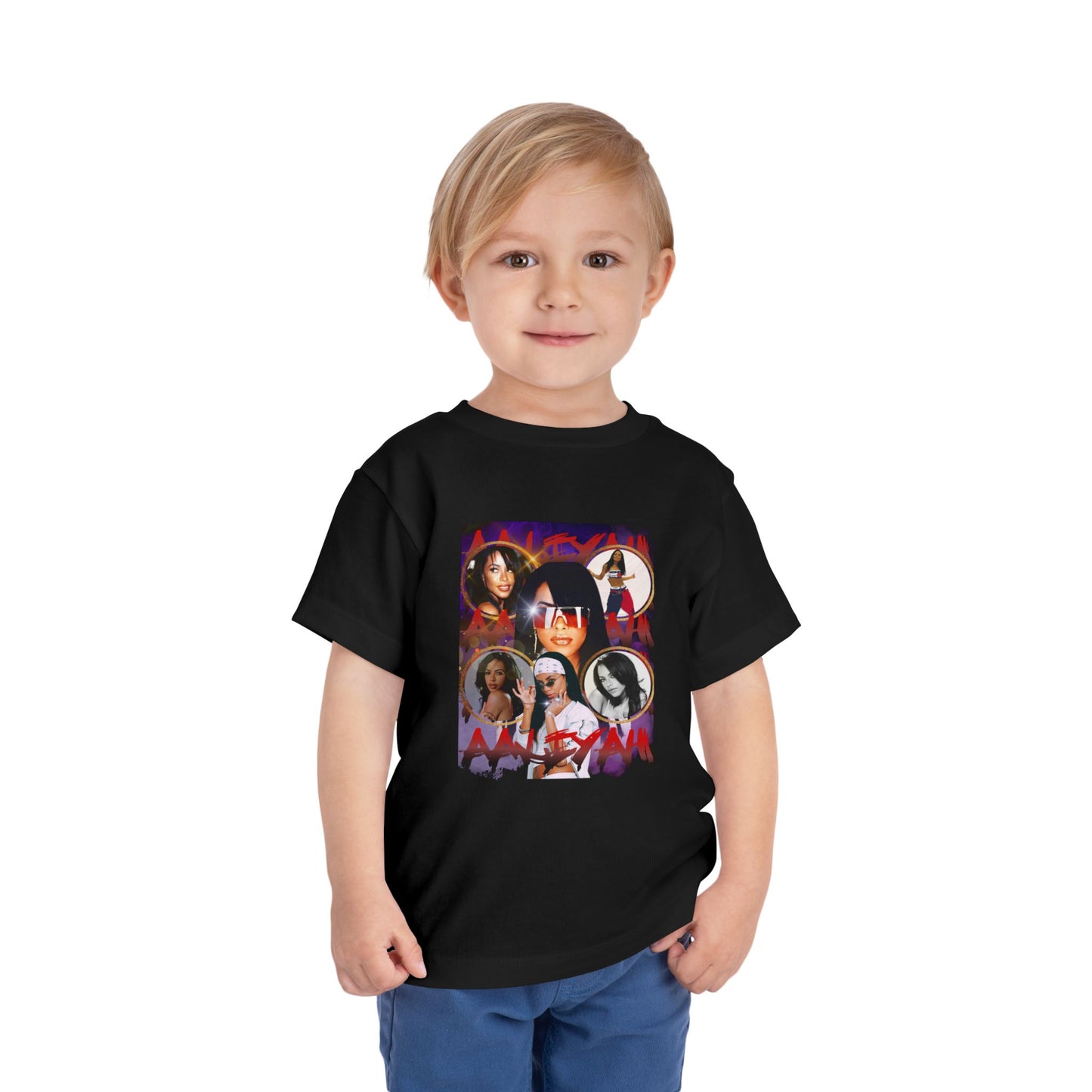 Aaliyah Trendy Toddler Tee | Stylish Kids Shirt | Unique Gift for Birthday or Playtime | Cool Graphic Tee | Fun Toddler Outfit | Kid's Fashion