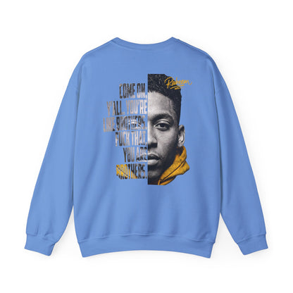Raheem "Juice" Graphic Sweatshirt – 'Come On Y'all, You're Like Brothers' Portrait Crewneck