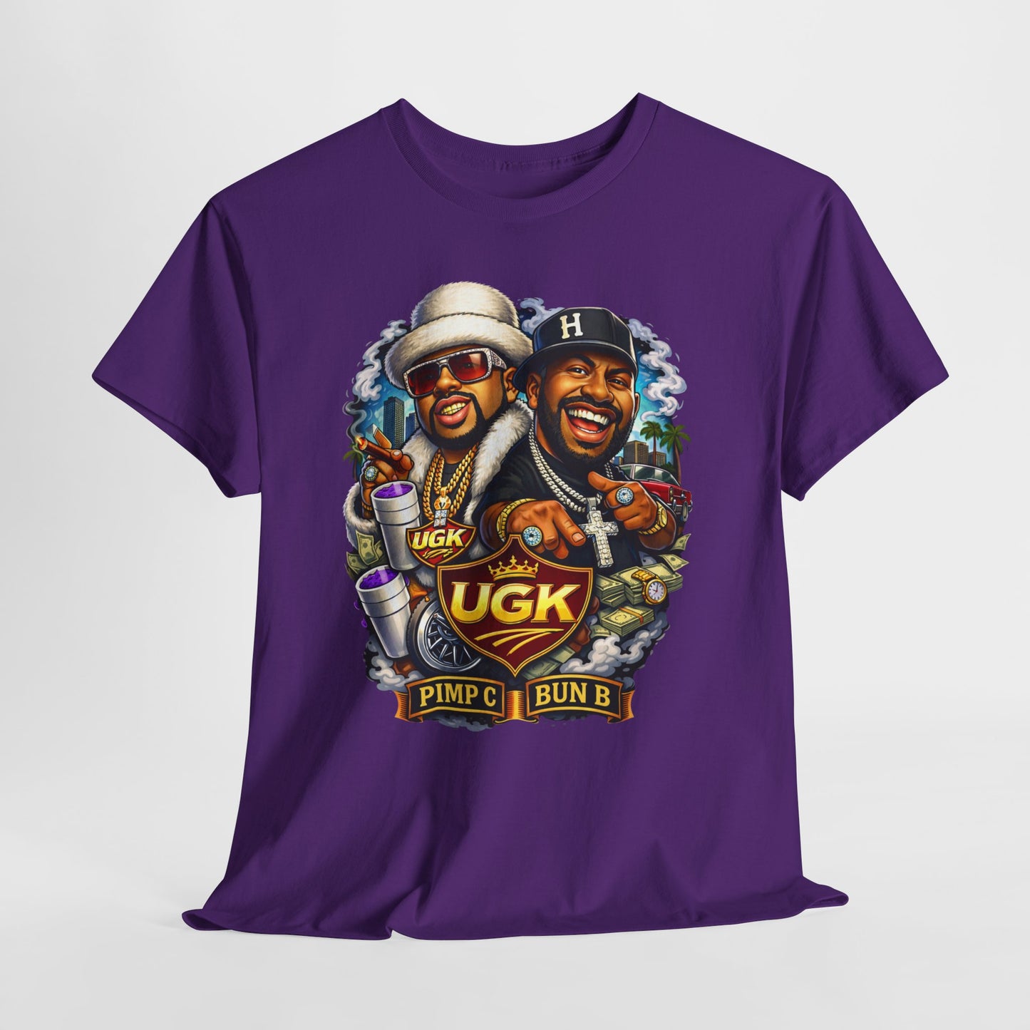 UGK Pimp & Bun B Graphic T-Shirt — Retro Hip Hop Tribute Tee