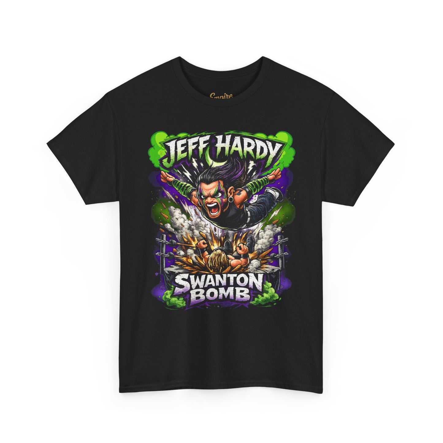 "Swanton Bomb" Graphic Tee — Pro Wrestler Vintage-Style Wrestling Shirt