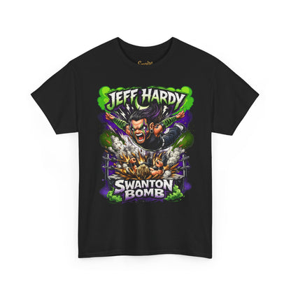 "Swanton Bomb" Graphic Tee — Pro Wrestler Vintage-Style Wrestling Shirt