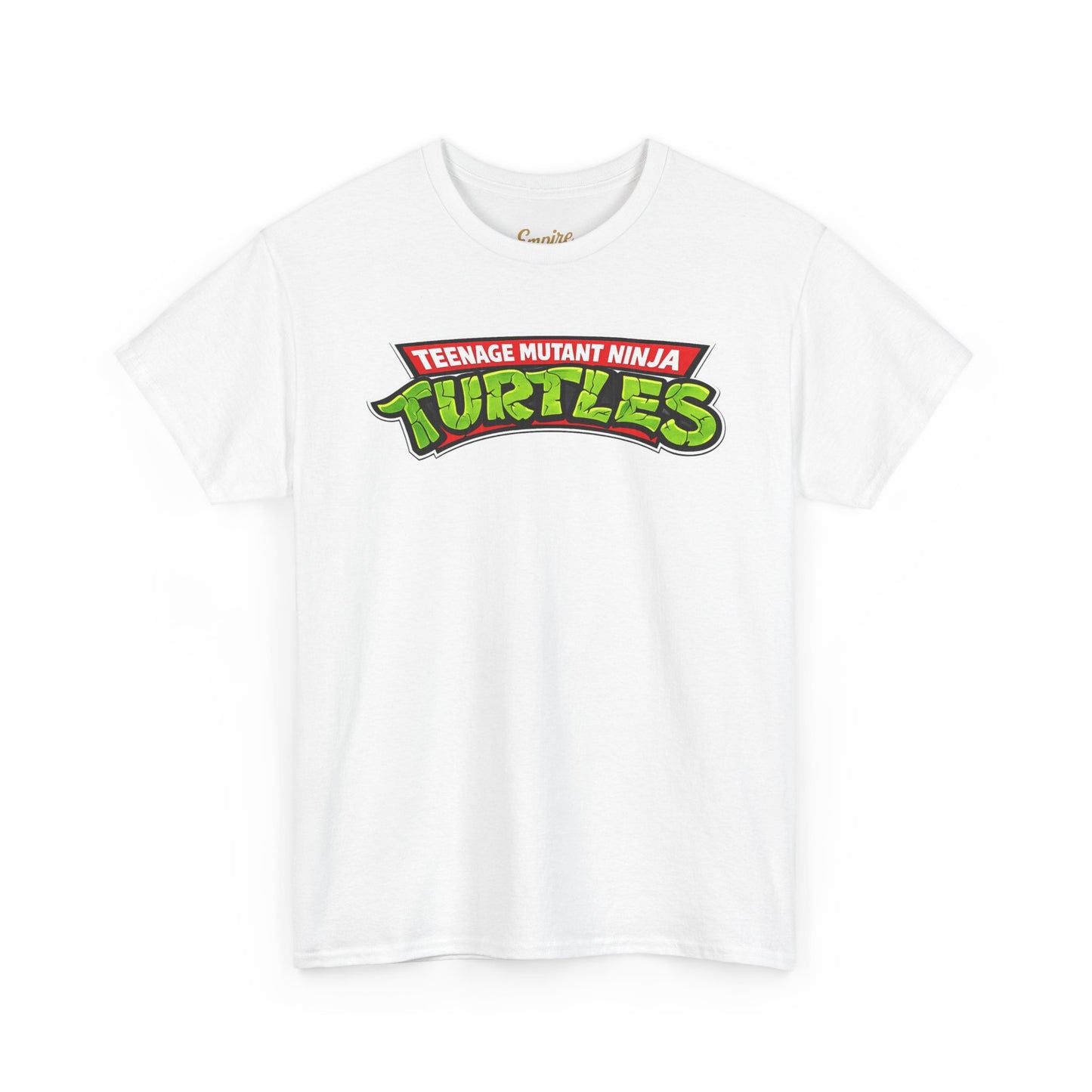 Teenage Mutant Ninja Turtles Graphic Tee — Retro TMNT Logo & Group Back Print