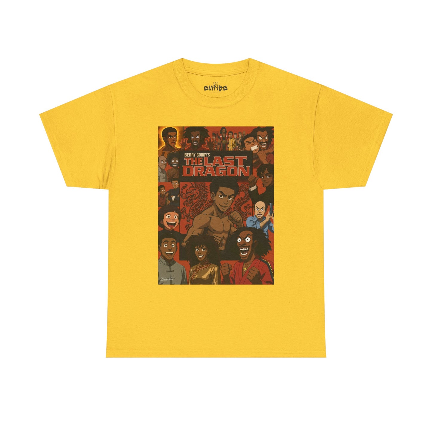 Retro Last Dragon Unisex Heavy Cotton Tee | Perfect for Fans & Casual Wear