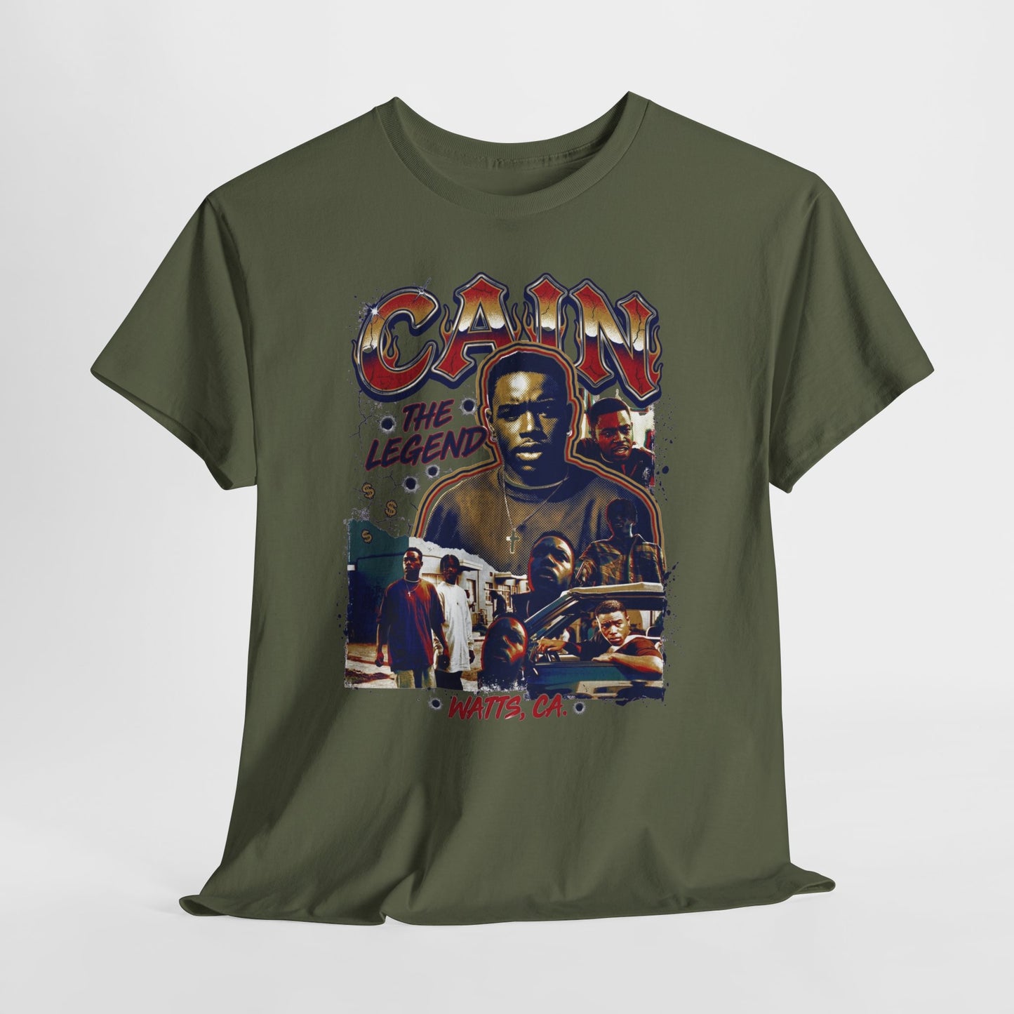 Cain "The Legend" Graphic Tee — Vintage Menace II Society T-Shirt