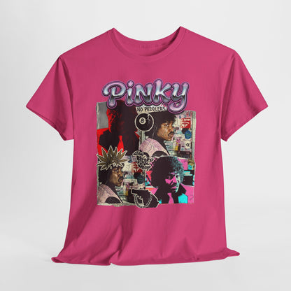 Pinky Retro Collage T-Shirt — Vintage Pop Art Movie Tee