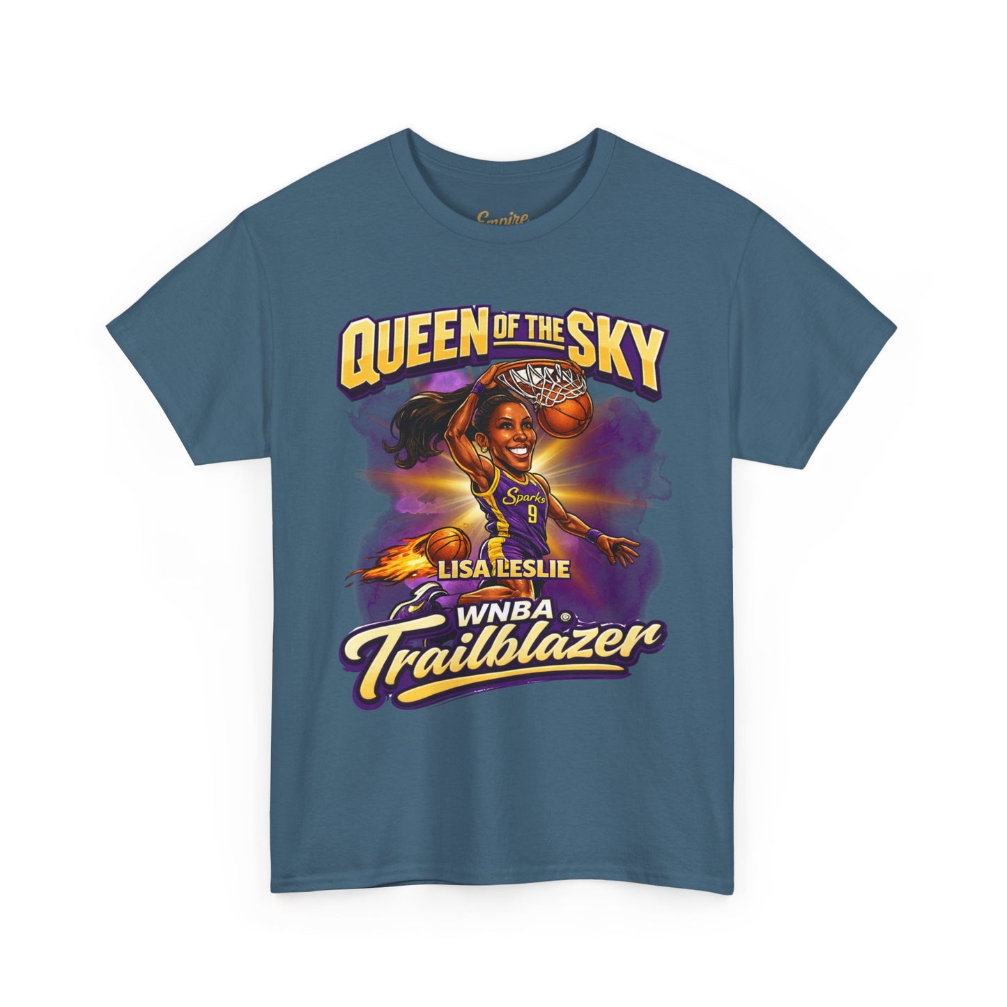 "Queen of the Sky" Lisa Leslie Trailblazer Basketball Tee