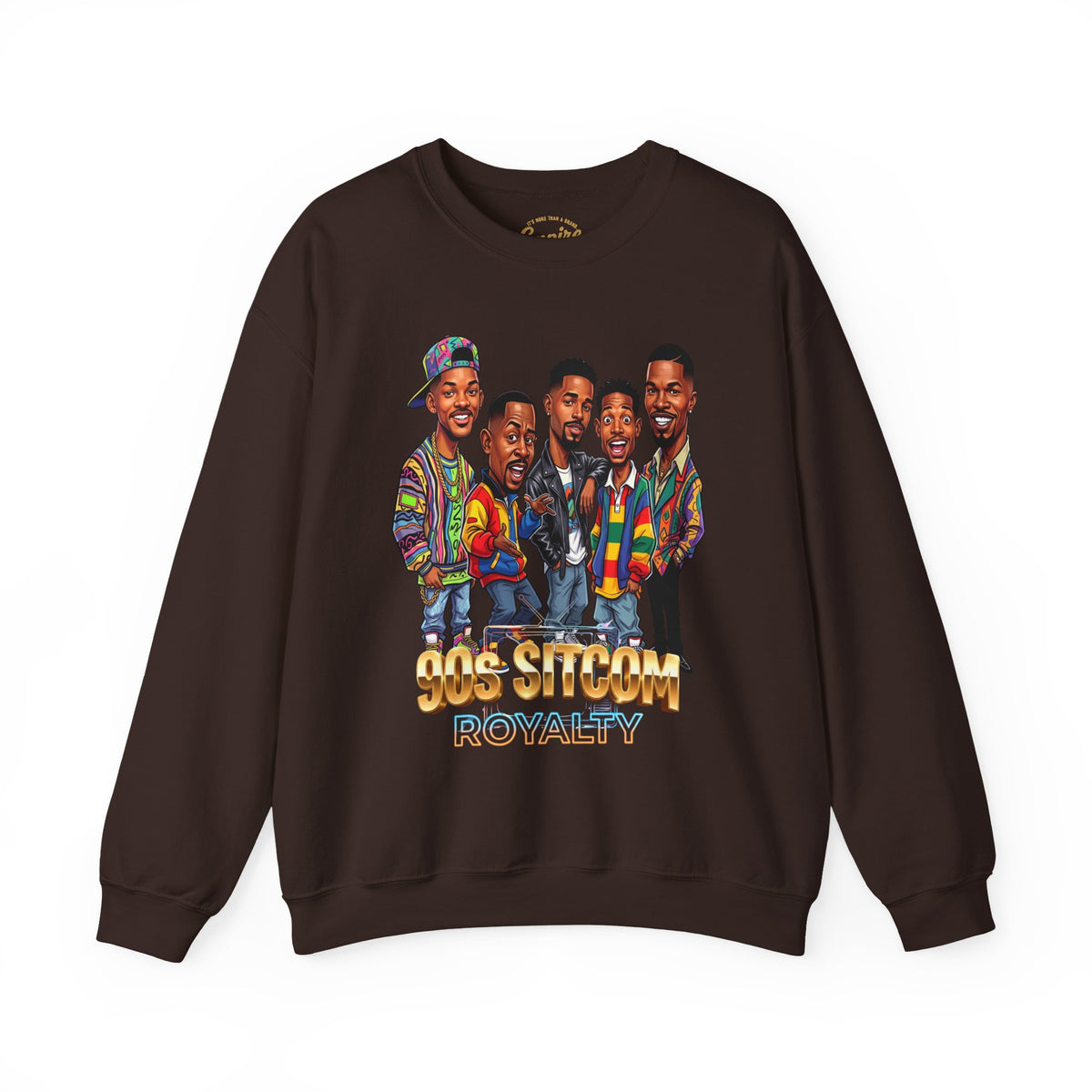 90s Sitcom Crewneck Sweatshirt - '90s Sitcom Royalty' Graphic Sweatshirt