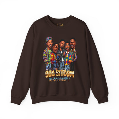 90s Sitcom Crewneck Sweatshirt - '90s Sitcom Royalty' Graphic Sweatshirt