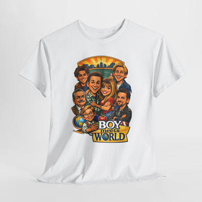 'Boy Meets World' Retro Cast Caricature Tee