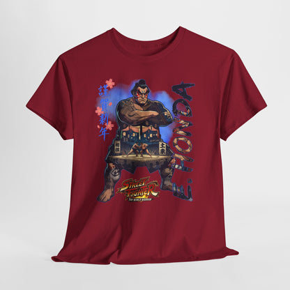 E. Honda Street Fighter Tee — Vintage Arcade Gaming Graphic T-Shirt