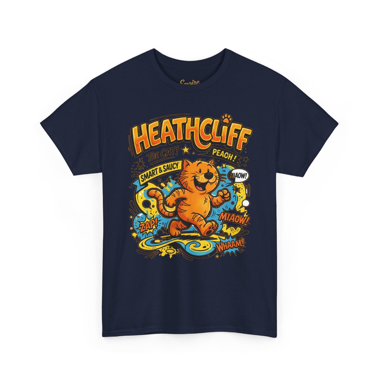 Heathcliff Retro Cat T-Shirt — Vintage Cartoon Graphic Tee