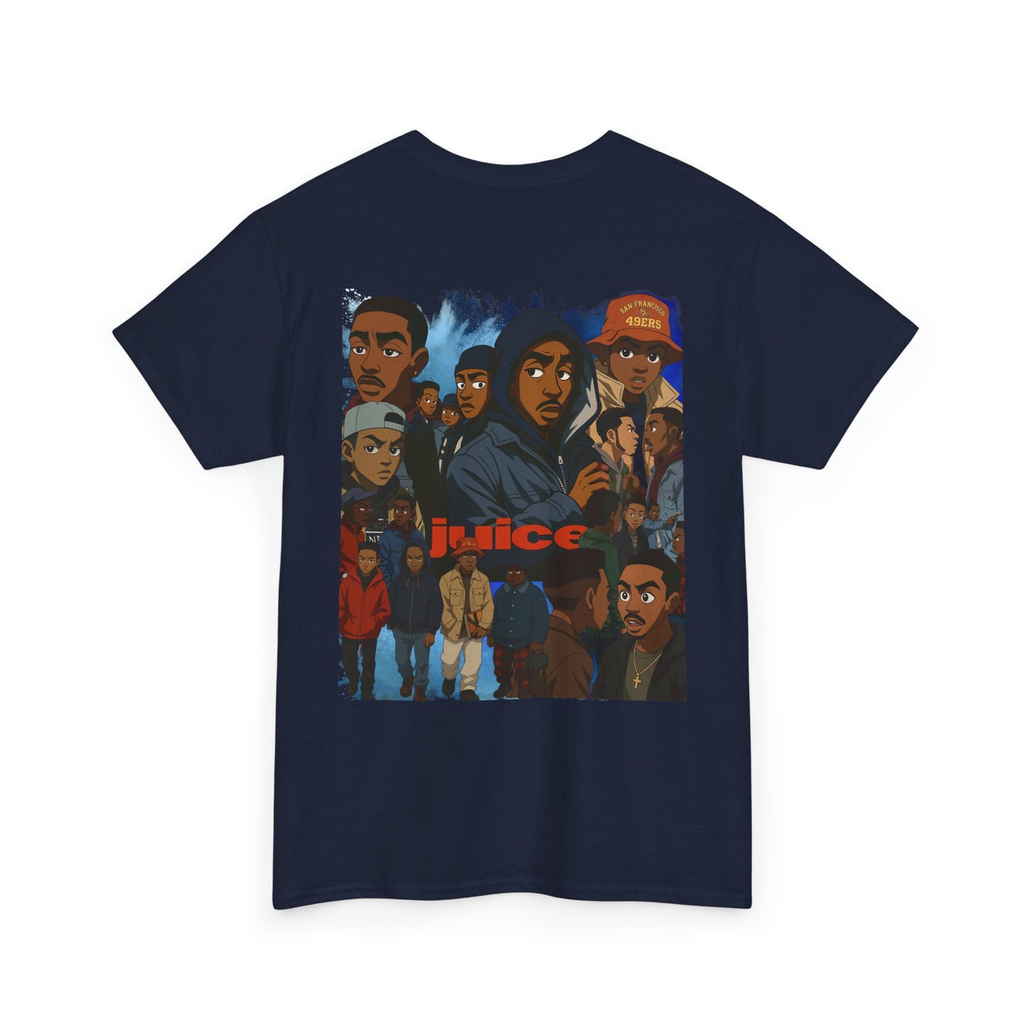 Juice Movie Tribute Unisex Heavy Cotton Tee - Vintage Graphic Tee for Hip-Hop Fans