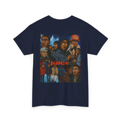Juice Movie Tribute Unisex Heavy Cotton Tee - Vintage Graphic Tee for Hip-Hop Fans