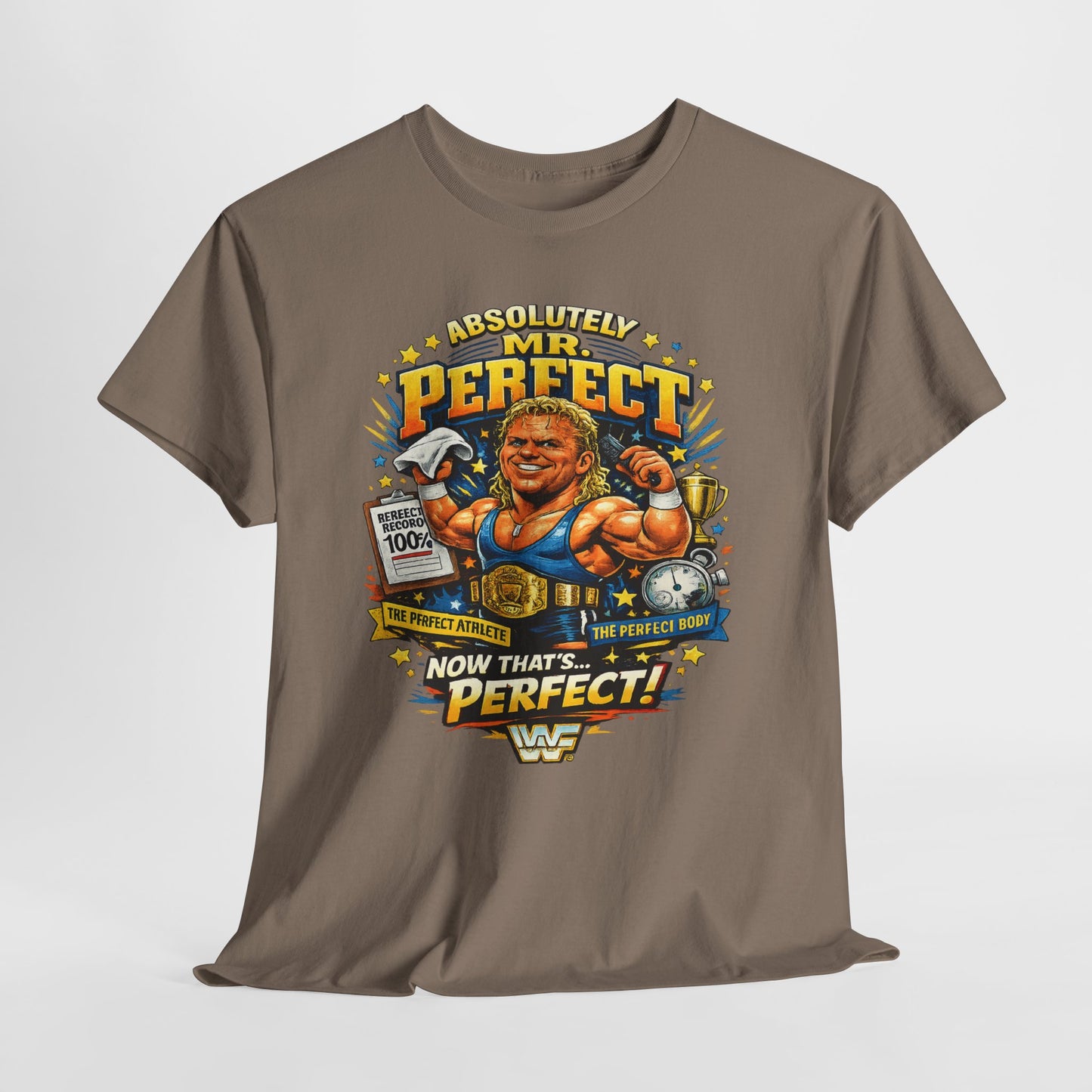 Retro Wrestling 'Mr. Perfect' Graphic Tee — Vintage WWF Wrestling Shirt