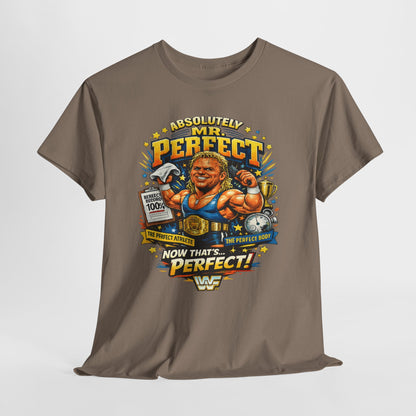 Retro Wrestling 'Mr. Perfect' Graphic Tee — Vintage WWF Wrestling Shirt