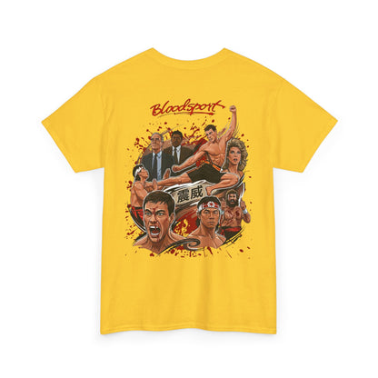 Bloodsport Movie Poster Tee — Retro Martial Arts Graphic T‑Shirt