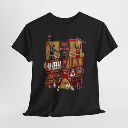 Basketball Legend Graphic Tee — Hakeem Olajuwon Tribute