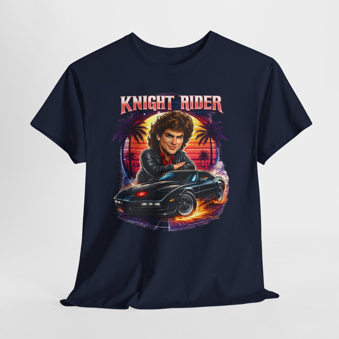 Knight Rider Vintage Tee – Retro 80s KITT Graphic T-Shirt