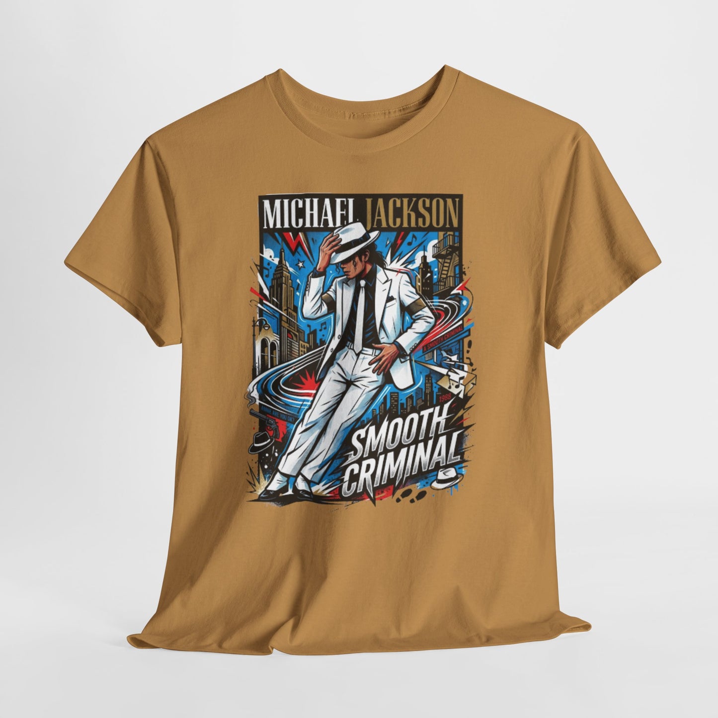 MJ "Smooth Criminal" Graphic Tee - Retro Pop Art Music T-Shirt