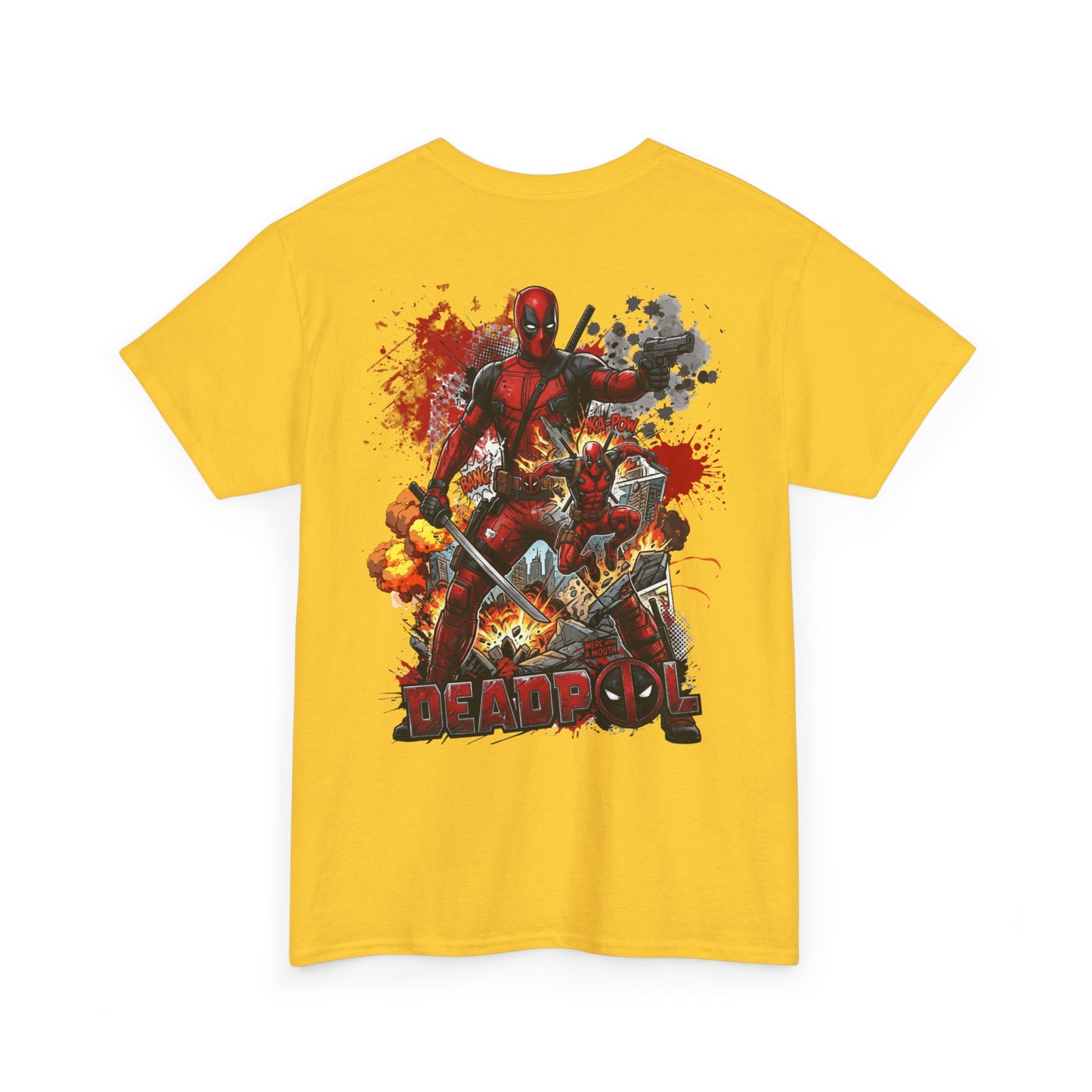 Deadpool Graphic Tee — Explosive Comic Superhero Shirt