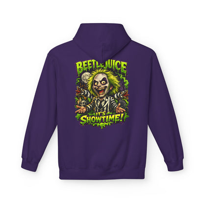Beetlejuice "It's Showtime" Unisex Midweight Softstyle Fleece Hoodie