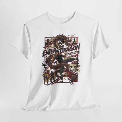 Enter the Dragon Graphic Tee - Vintage Martial Arts Dragon T-Shirt