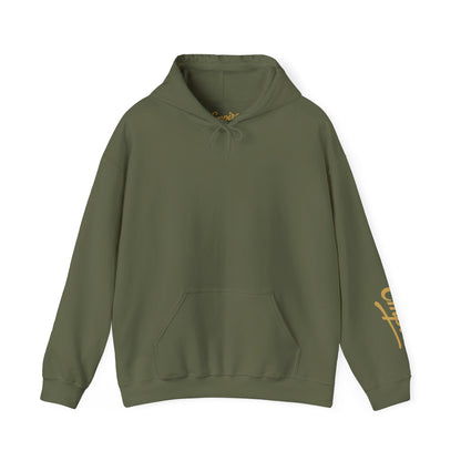 Empire Hoodie – Pullover with Gold Print