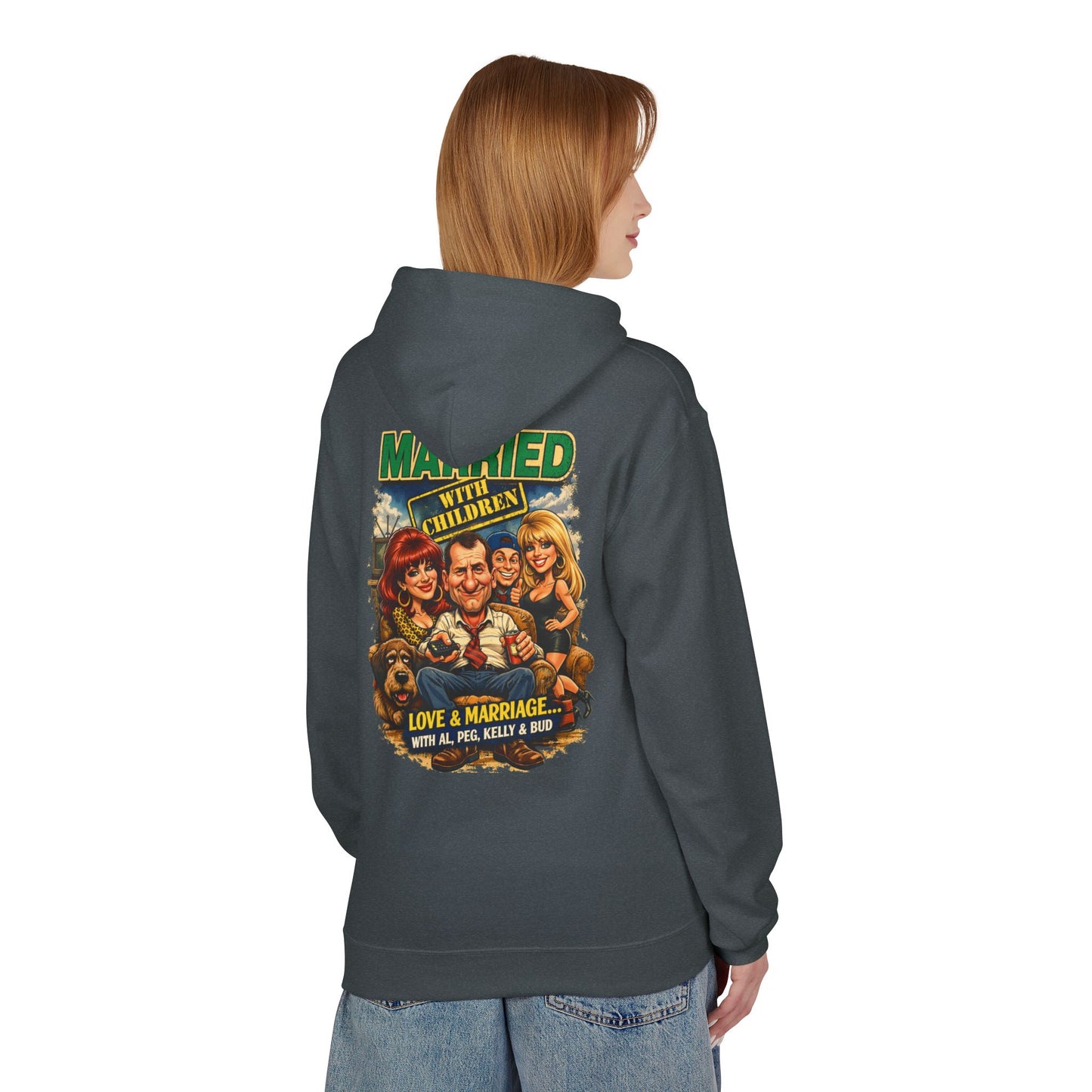 Married with Children Midweight Softstyle Fleece Hoodie
