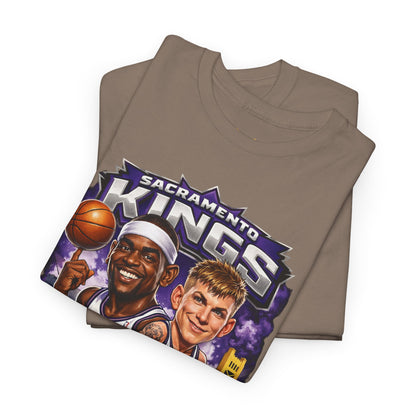 Sacramento Kings 'White Chocolate & C-Webb' Basketball Tee