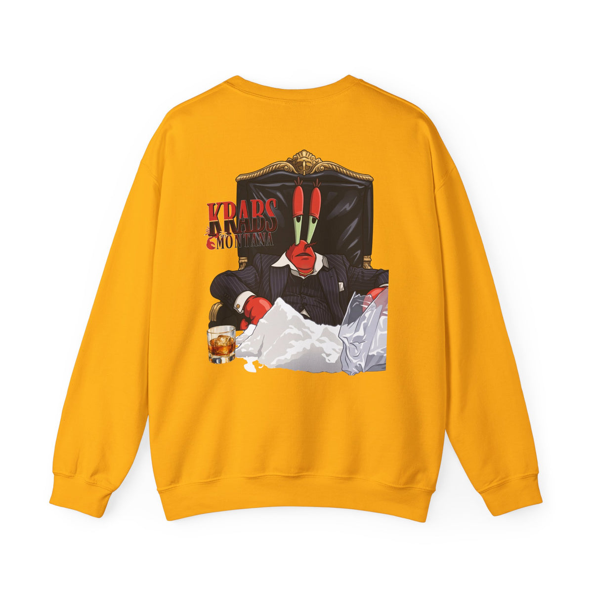 Krabs Montana Scarface Parody Graphic Pullover