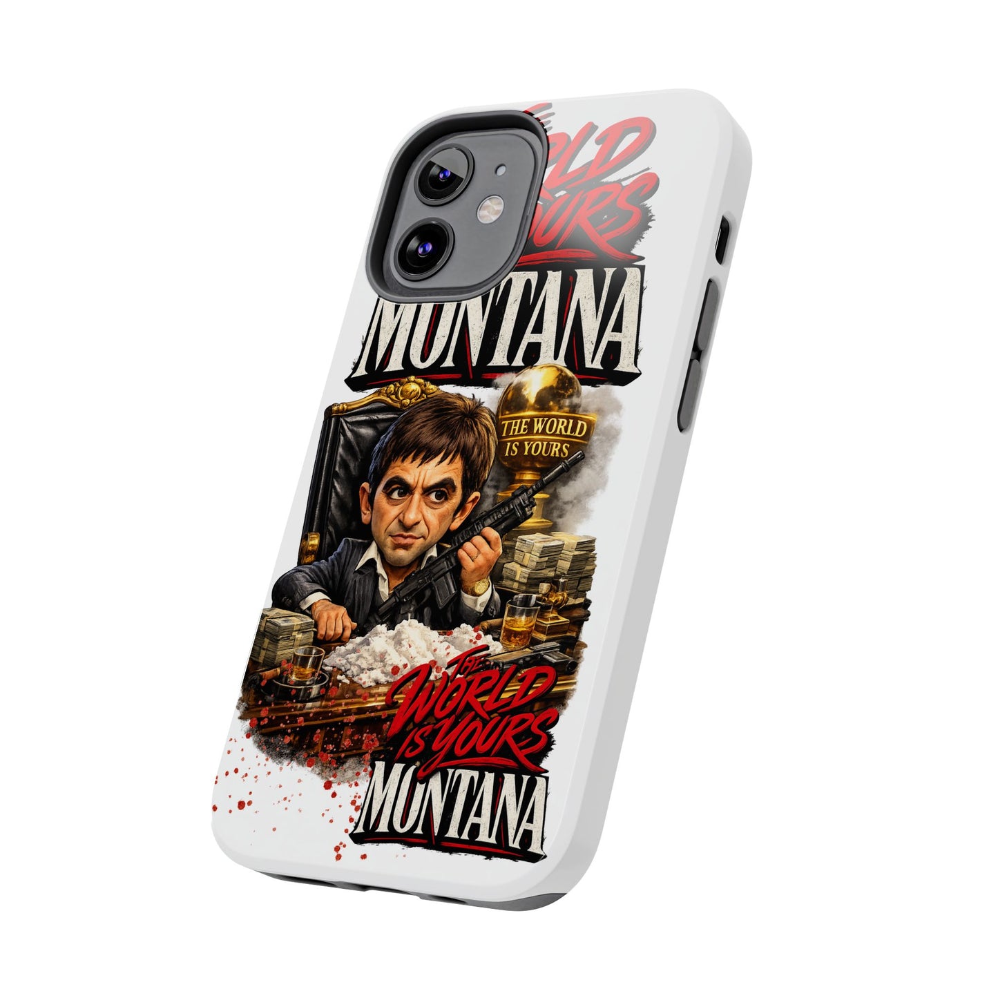 Tony Montana "The World Is Yours" Vintage Caricature Tough Phone Case