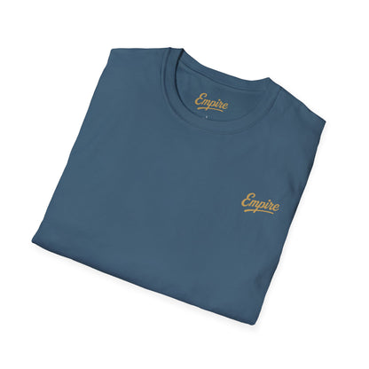 Softstyle Gold 'Empire' Logo T-Shirt
