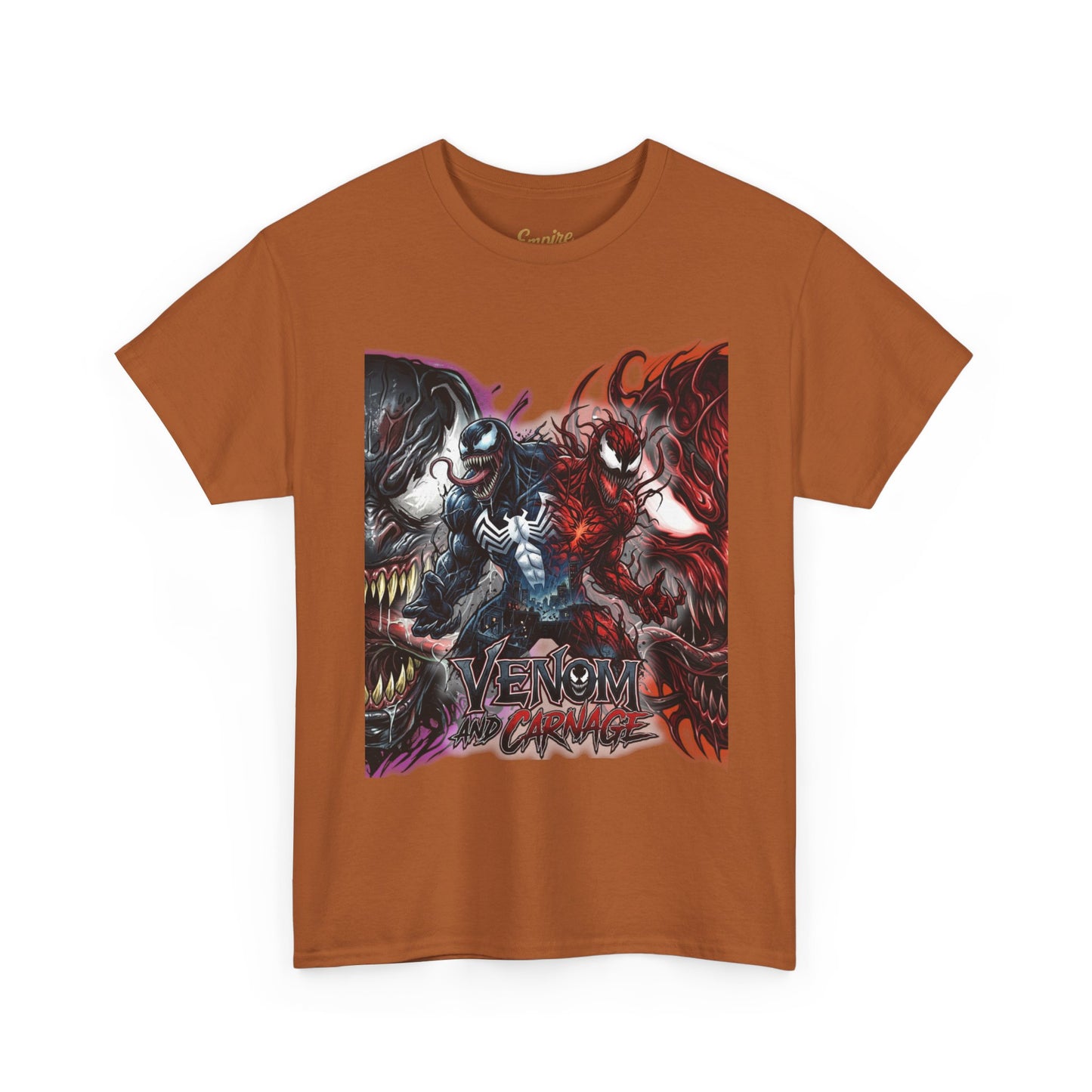 Venom vs Carnage Graphic Tee - Comic Movie Villains Shirt