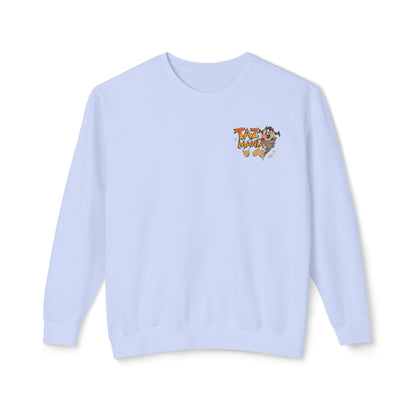Taz Mania Crewneck Sweatshirt – Retro Cartoon Graphic Pullover