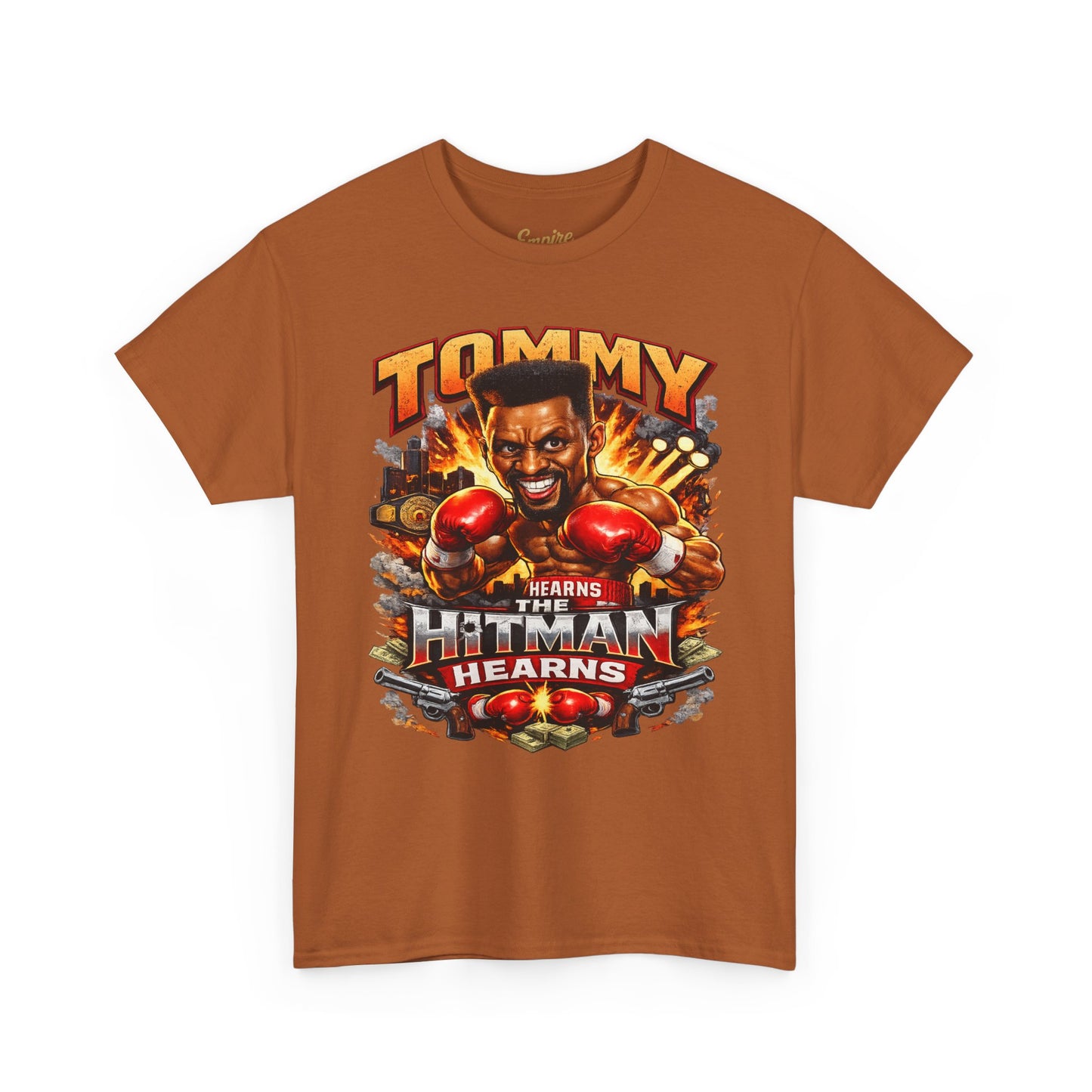 Tommy Hearns Boxing T-Shirt — Hitman Hearns Vintage Fight Graphic Tee