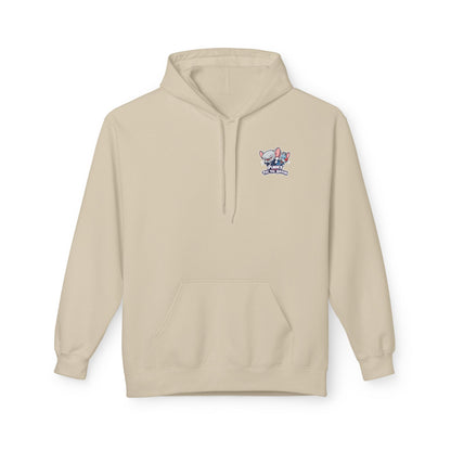 Pinky and the Brain "Time to Take Over the World" Midweight Softstyle Fleece Hoodie