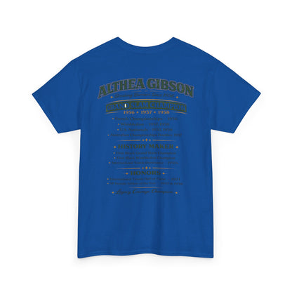 Althea Gibson 'Breaking Barriers' Tennis T-Shirt — Vintage Grand Slam Champion Tribute